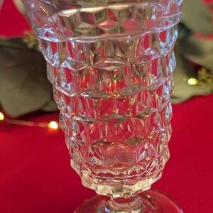 "AMERICANA" Fostoria Fine Glass Juice Goblets Set Of 4.75 Inches Vintage $28